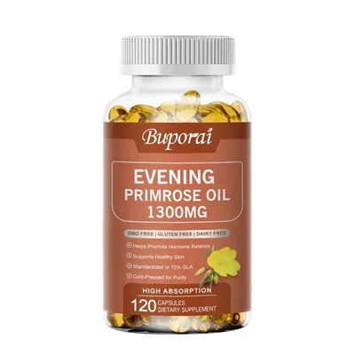 Produktbild von Nachtkerzenöl (120 Kapseln) – Fördert die Nährstoffaufnahme und die Hautgesundheit, trägt zur Erhaltung der Vitalität bei.