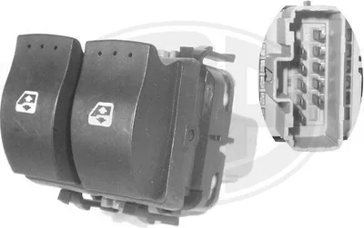 Produktbild von ERA 662450 Fensterheberschalter für RENAULT SCÉNIC II (JM0/1) Vorne Links Fensterheber Schalter