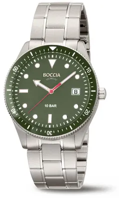 Immagine prodotto di Orologio Boccia 3664-05 uomo titanio 10 bar verde