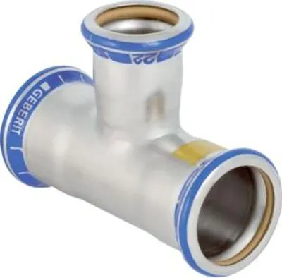 Produktbild von Geberit 34096 Mapress Edelstahl T-Stück reduziert