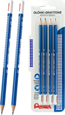 Produktbild von Holzstifte 4 Stück (2B, HB) Blister Pentel