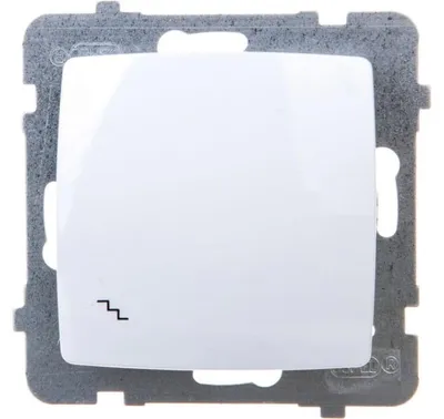 Obrázek produktu pro Ospel ŁP-3S/m/00, Bílá, IP20, 250 V, 10 A, 71 mm, 42 mm