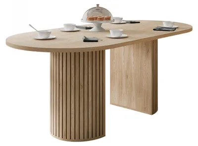 Produktbild von MIRJAN24 Tisch Wotkon, Esszimmer Tisch (Farbe: Eiche Cremona)