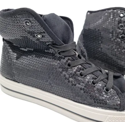 Produktbild von Paillettenschuhe, Sneakers, in schwarz, Größe: 39