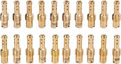 Immagine prodotto di 20pcs Kit getto pilota lento carburatore 12,5-60 metallo di ricambio per Mikuni VM TM TMX -carburatori