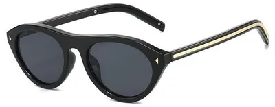 Produktbild von Sonnenbrille im Retro-Oval-Design – UV400-Schutz – Damen/Herren – Klein – Leicht – Modisches Design