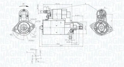 Produktbild von MAGNETI MARELLI 063721535010 Starter Anlasser 1,4kW für FIAT 500 (312) 12V