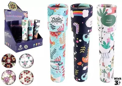 Produktbild von Bunte Kaleidoskop-Mischung 12 Stück/Disp YY126 07714