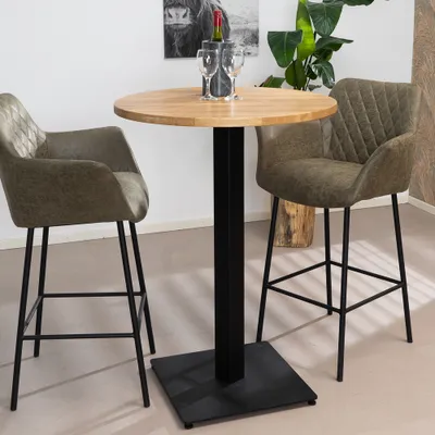 Produktbild von Bronx71 Bartisch rund Sven Eiche ø 80 cm x 108 cm
