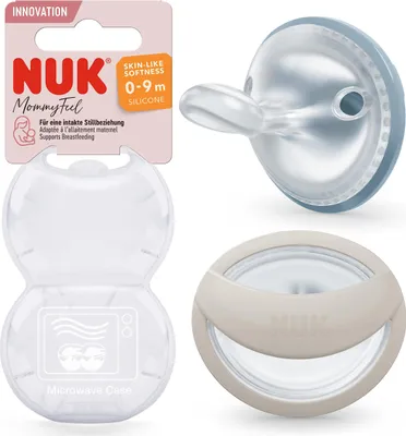 Produktbild von Nuk Schnuller 2er Pack MommyFeel - Silikon 0-9