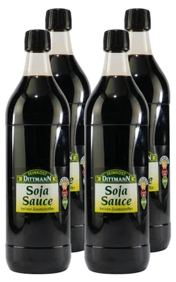 Produktbild von Dittmann Soja-Sauce (4 x 1,0L)