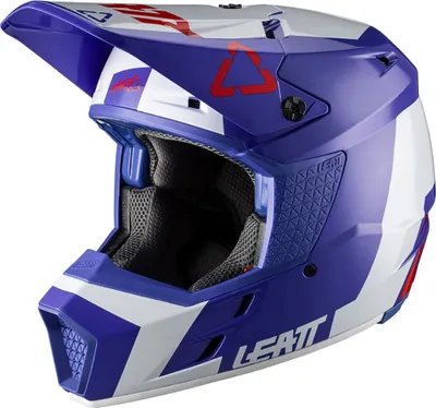 Produktbild von Leatt Helm GPX 3.5 blau-weiss-rot Größe: M