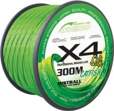 Obrázek produktu pro Mistrall pletená šňůra Green catfish 300m průměr: 0,80 mm