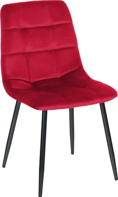 Produktbild von Esszimmerstuhl HLO-CP26 Samt rot