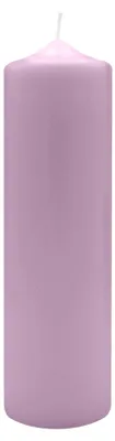 Produktbild von Spitzkopf Stumpen Kerzen Mittelflieder 25 x Ø 7 cm, 6 Stück