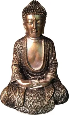 Obrázek produktu pro Jemná soška Buddhy Asianliving Lotus Meditation, šířka 16 cm, hloubka 9 cm, výška 24,5 cm