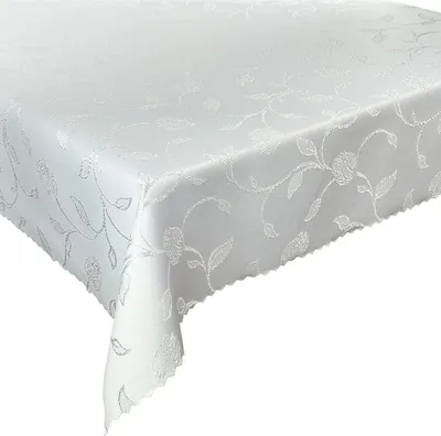 Produktbild von Fleckenresistente Tischtücher Weiß 02 140x220 cm
