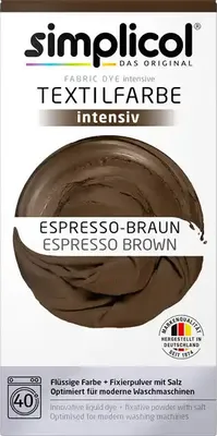 Obrázok produktu pre Textilné farbivo intenzívne (18 farieb), espresso hnedá 1816