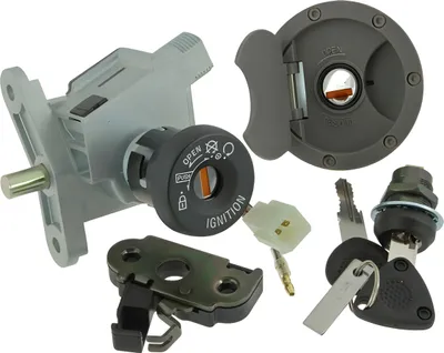 Immagine prodotto di Set di serrature Motoforce per MBK Nitro / Yamaha Aerox (fino al 2003) (4 pezzi)