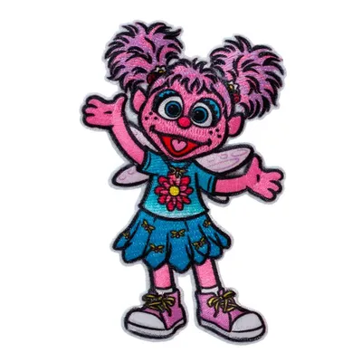Produktbild von Mono-Quick Sesamstrasse Abby - Aufnäher, Bügelbild, Aufbügler, Applikationen, Patches, Flicken, zum aufbügeln, Größe: 8,5 x 5,5 cm