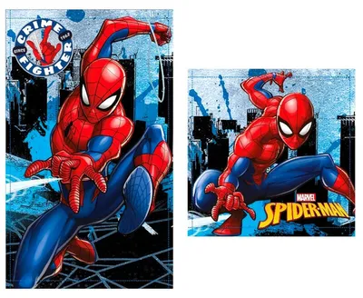 Produktbild von Marvel Spiderman Handtuch Rot  Rot One Size