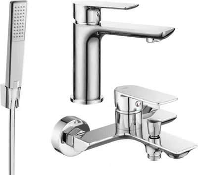 Produktbild von Mexen Alfa R72 Badewannenset, Chrom - 745703R72-00