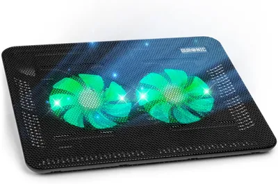 Produktbild von Duronic LC2 Laptop Kühler, Notebook Kühler Gaming, Lüfter Kühlmatte, Laptop cooling pad ventilator, Höhenverstellbarer Laptop Kühler Ständer, Laptoperhöhung, Laptopständer für home Büro Gaming