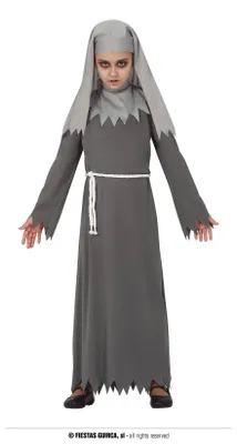 Immagine prodotto di Costume da suora gotica per bambina, taglia:98/104