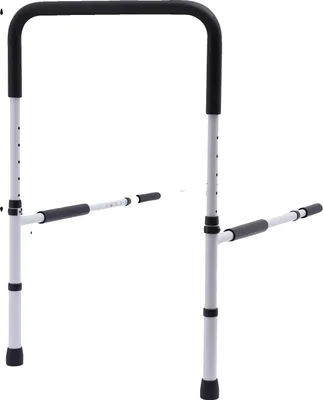 Image de Tabouret, réglable en hauteur, poignée ergonomique antidérapante, BLANC
