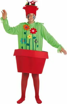 Produktbild von Verkleidung für Kinder Blumentopf (3 Stücke) - 3-5 Jahre