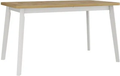 Obrázek produktu pro Rozkládací stůl do jídelny 140x80 cm AMES 6 - dub artisan / bílý