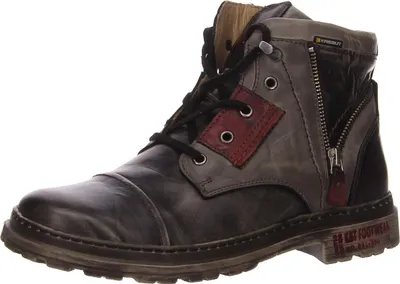 Zdjęcie produktu dla Sznurowane buty do kostki Krisbut w kolorze szarym, rozmiar 42
