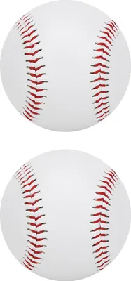 Produktbild von 2 Stück Polyurethanelastische weiche Füllung zum Trainieren, verschleißfester Basisball, Schlagübungs-Softball Legierungsschläger HitSoft Baseball