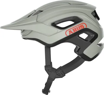 Produktbild von ABUS MTB-Helm CliffHanger - Fahrradhelm für anspruchsvolle Trails - mit großen Lüftungsöffnungen & TriVider Riemensystem - für Damen und Herren - Grau, Größe S (51-55 cm)