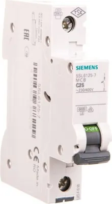 Immagine prodotto di Interruttore automatico SIEMENS 5SL6125-7, C 25A