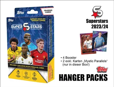 Produktbild von Topps UEFA Champions League Superstars Hanger Packs 2023/2024