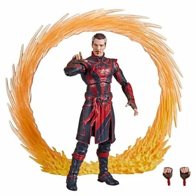 Productafbeelding van Hasbro Doctor Strange in the Multiverse of Madness Marvel Legends Serie actiefiguur, 2022, Defender Strange, 15 cm, HASF3426