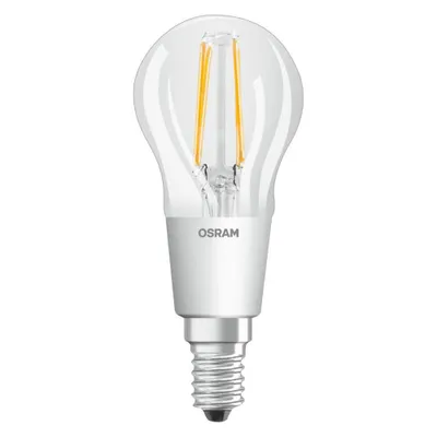 A clear studio shot of an LED light bulb.