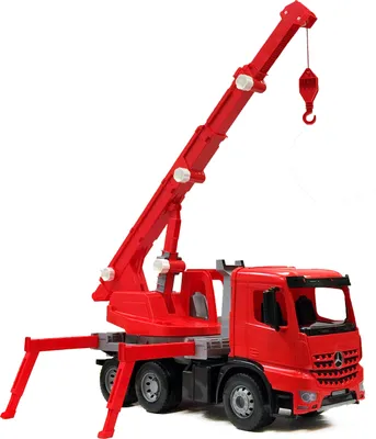 Obrázek produktu pro Lena Autojeřáb Actros červený