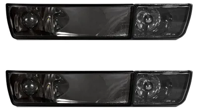Für VW Golf 3 III Vento 91-99 Frontblinker Blinker Klarglas Schwarz LINKS RECHTS in der Farbe Klarglas von Jom Car-Parts GmbH