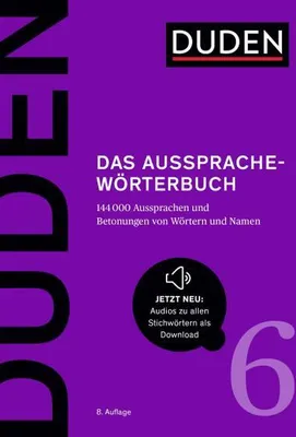 Immagine prodotto di Duden - Das Aussprachewörterbuch