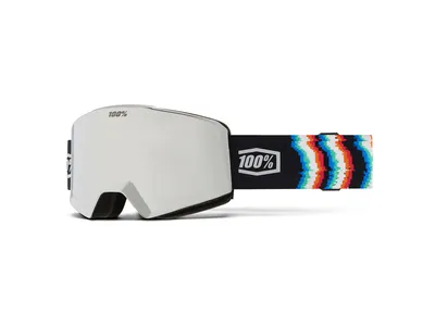 Obrázek produktu pro Lyžařské brýle 100% snowboardové brýle Norg HiPER Static silver mirrored