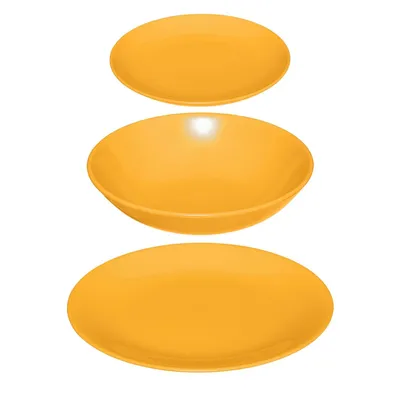 Zdjęcie produktu dla Zastawa stołowa dla 6 osób COLORAMA, porcelana