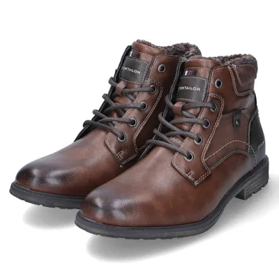 Produktbild von Tom Tailor Herren 6380410001 Mode-Stiefel, Cognac, 44 EU