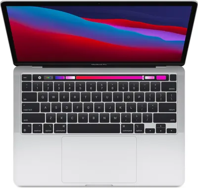 Produktbild von Apple MacBook Pro Retina 13" 2020 M1 8C CPU 8GB RAM 256 GB SSD silver