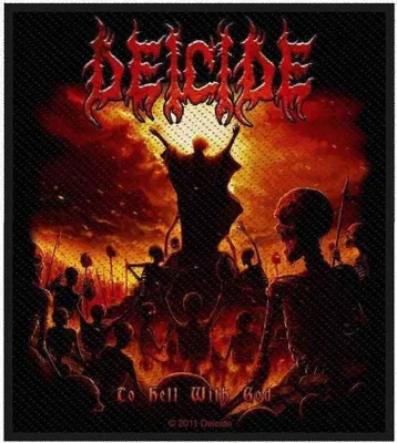 Produktbild von Deicide To Hell With God Aufnäher zum Aufnähen