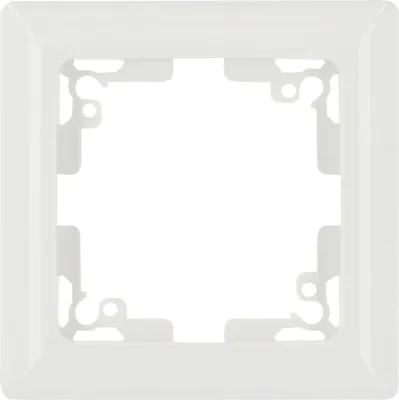 Produktbild von Unitec Abdeckrahmen 1-fach Genua ultraweiß