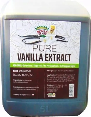 Obrázok produktu pre Čistý vanilkový extrakt, trojitý koncentrát / 3 x / 5 l / 169,07 fl oz