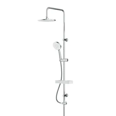Produktbild von AM.PM Duschsystem Play mit Regendusche und Duschablage, Chrom
