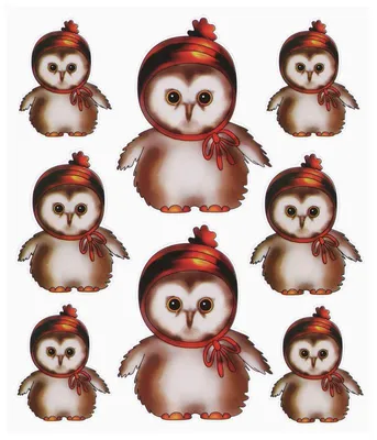 Produktbild von Design Sticker Eulen V